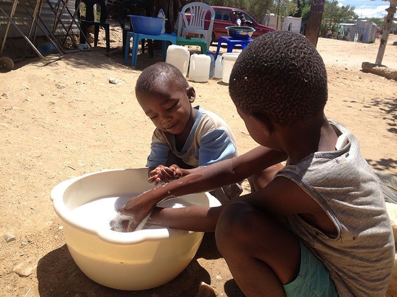 niños en windhoek