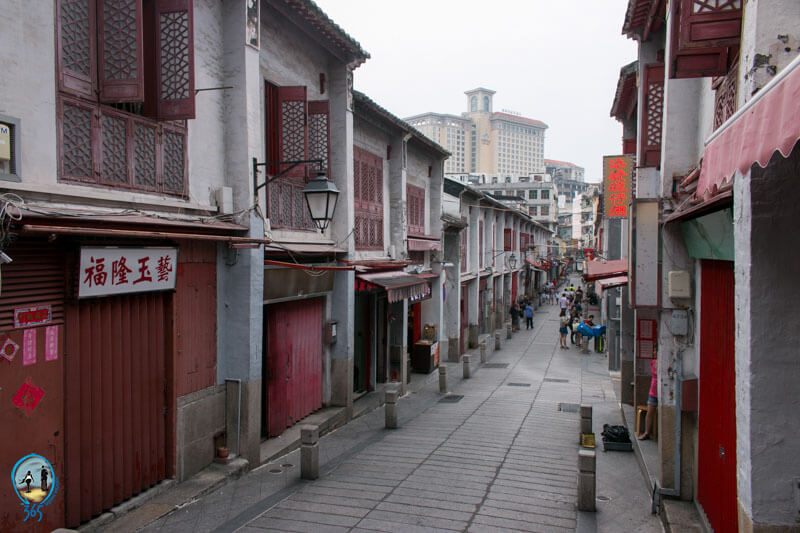 Macao en un día pasa por la Rua de la Felicidad