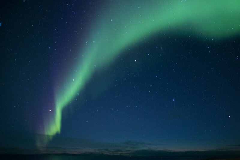 aurora boreal Islandia