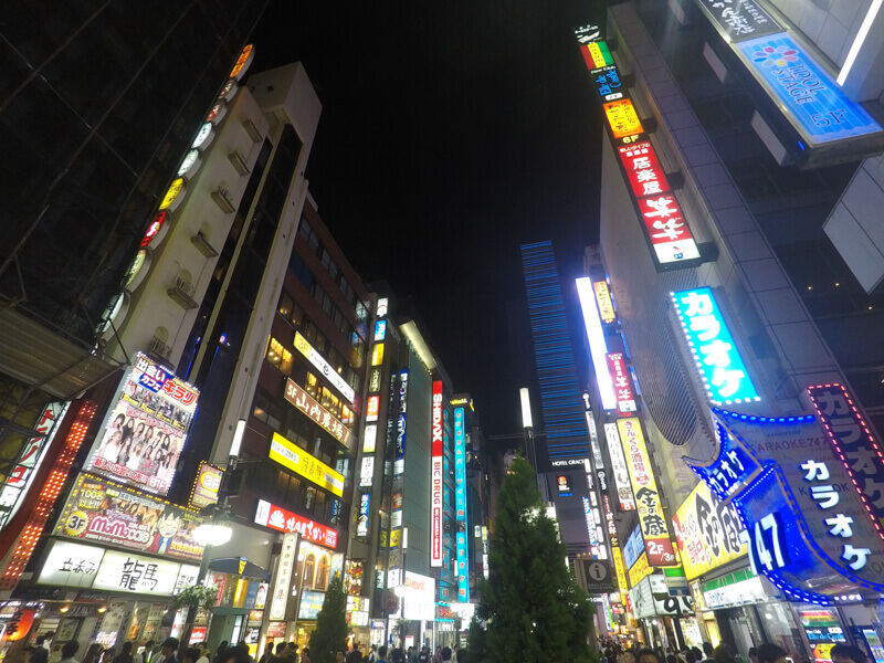 Luces de neón Shinjuku