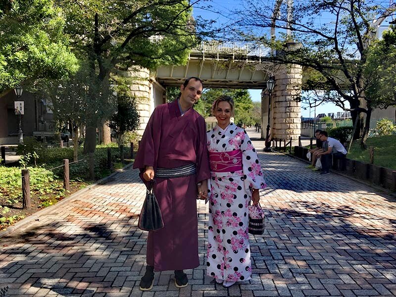 kimono tradicional en japón