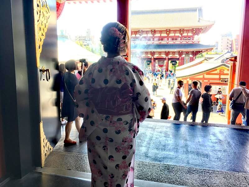 kimono en Asakusa