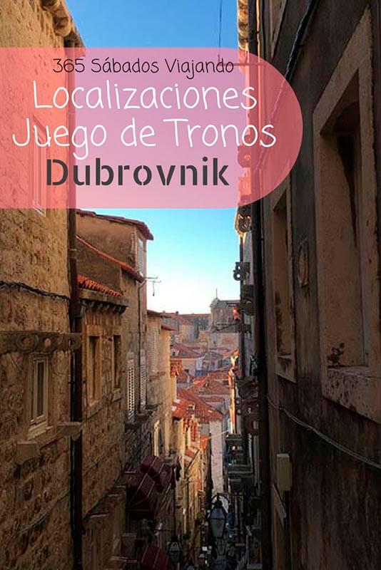 Lovalizaciones Juego de Tronos en Dubrovnik