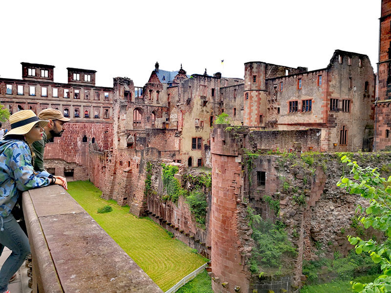 Las ruinas del castillo de Heidelberg