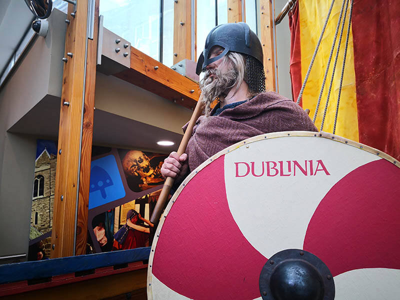 Una de las imágenes que nos llevamos de la capial de Irlanda es el museo Dublinia en el centro