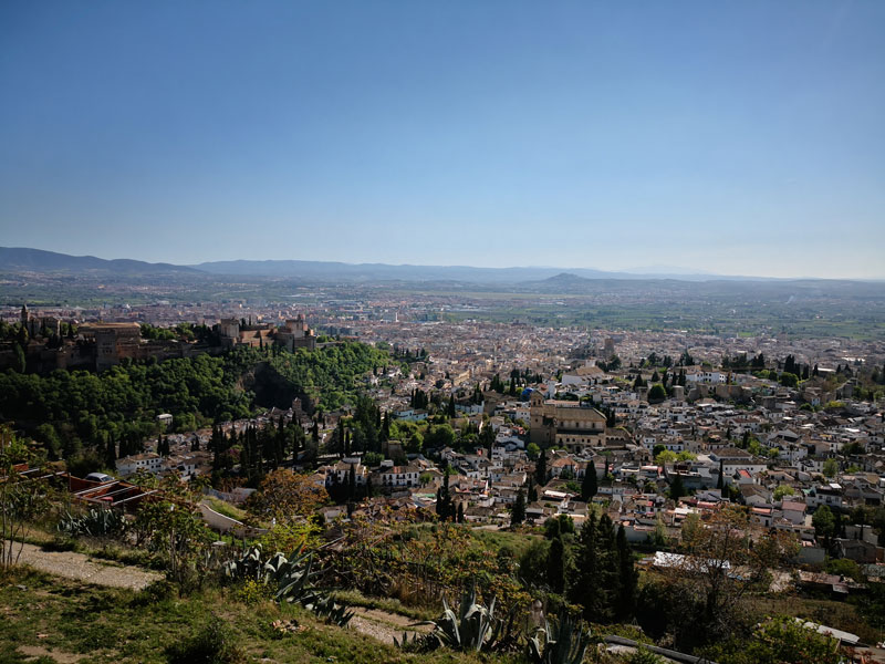 panorámica de Granada