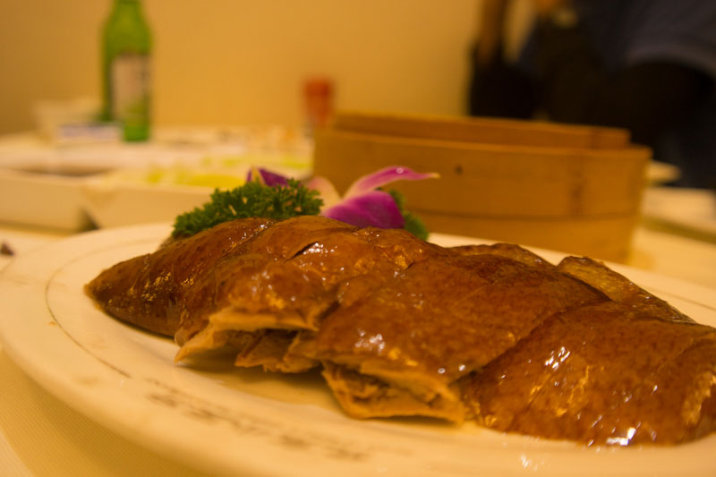 Pato de Pekín, plato típico de la ciudad