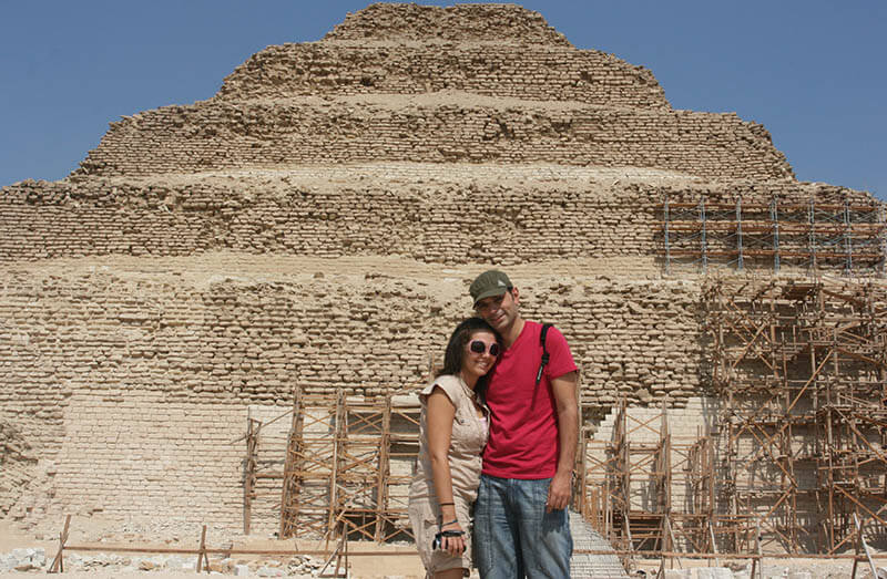 La pirámide de saqqara cerca de Luxor