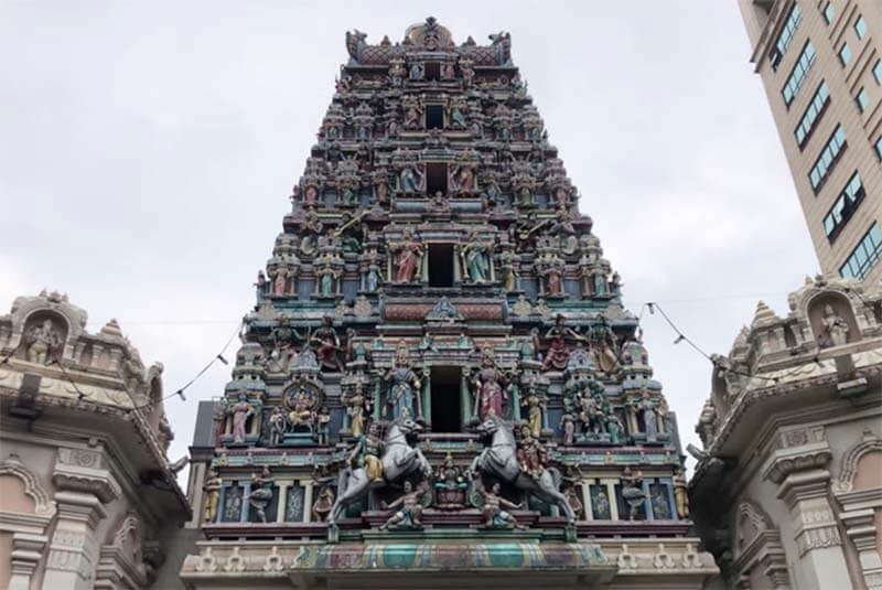 Templo de Sri Maha Mariamman en la capital malaya