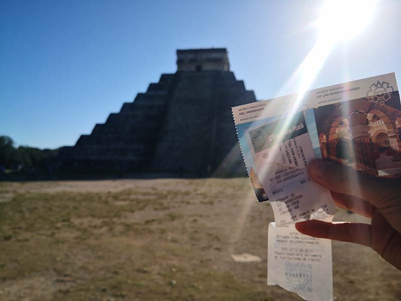 Precio de la entrada a chichén Itzá