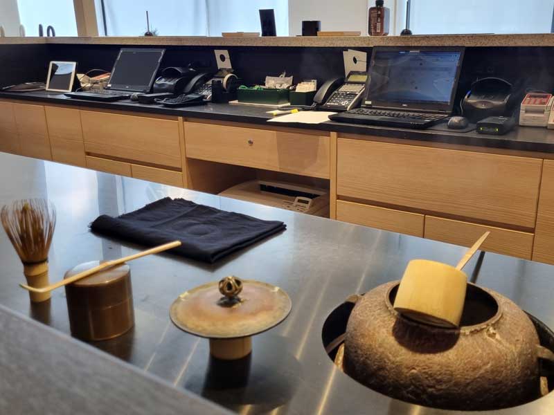 servicio de té en hotel