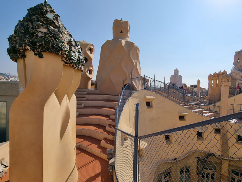 terraza de la pedrera