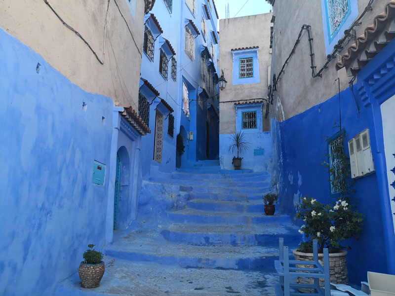 pueblo azul marruecos