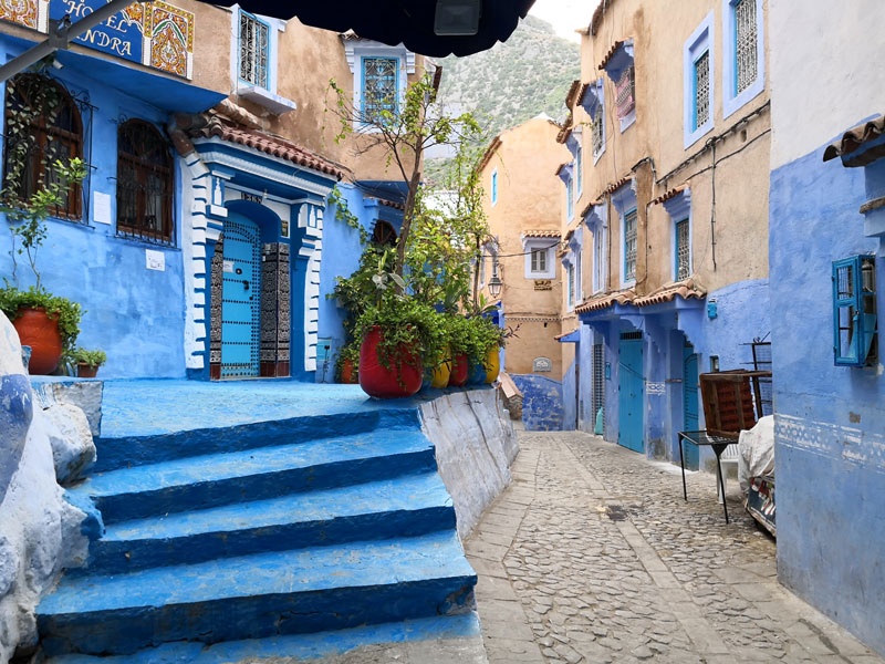 ciudad azul marruecos