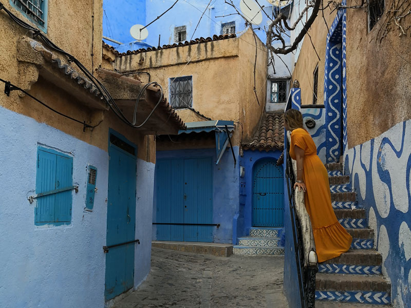 pueblo azul marruecos chefchaouen