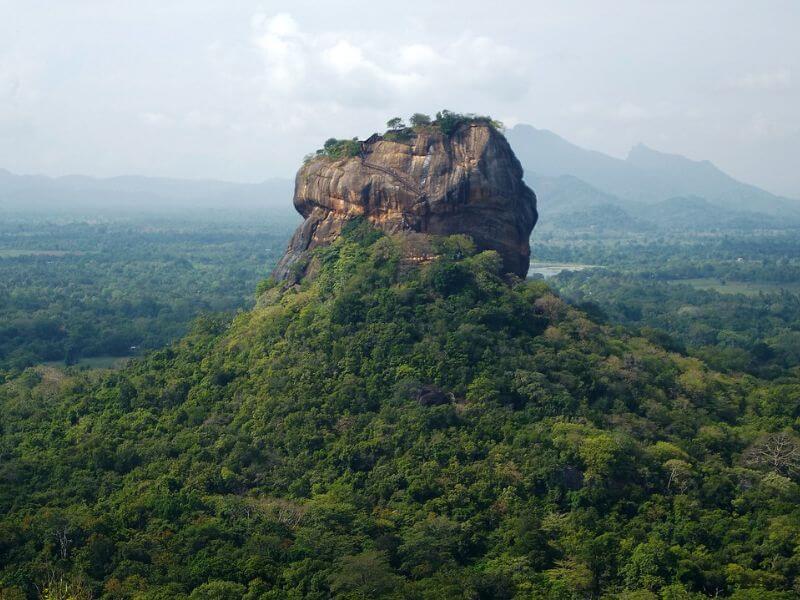 vistas del Monte Pidurangala Sigiriya