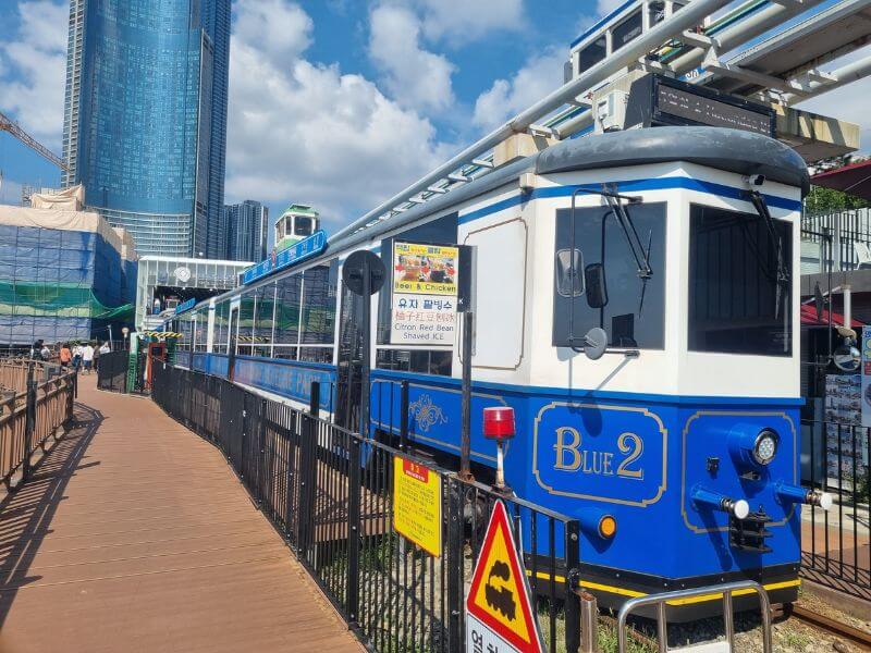 Haeundae Blueline Train corea turismo