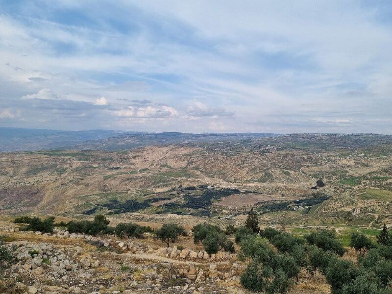 vistas desde el Monte Nebo