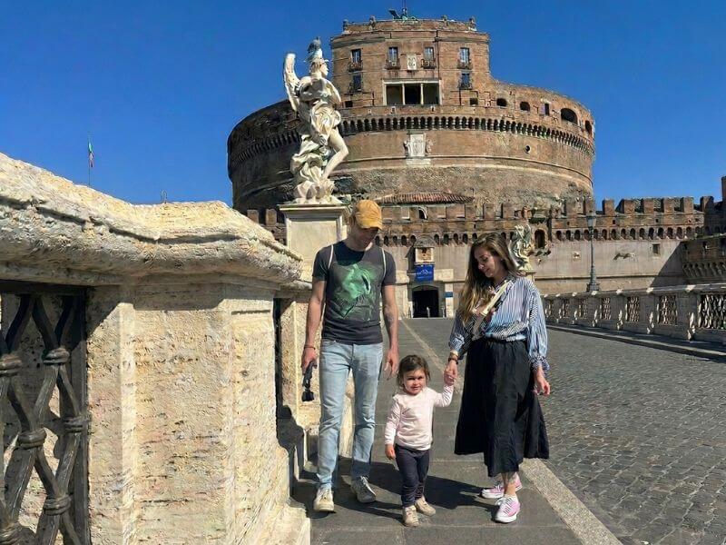 planes en Roma con niños