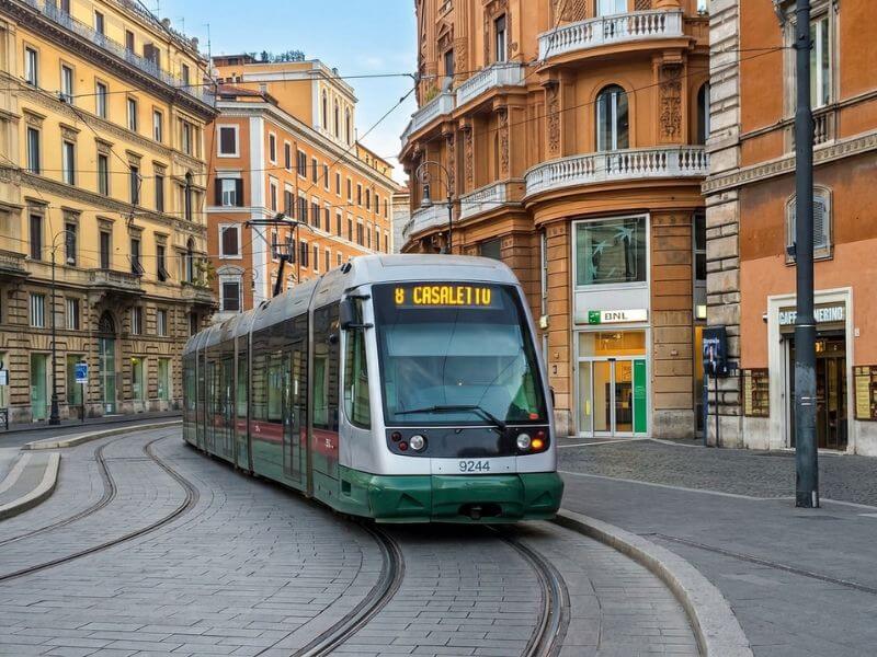transporte en Roma cómo desplazarse