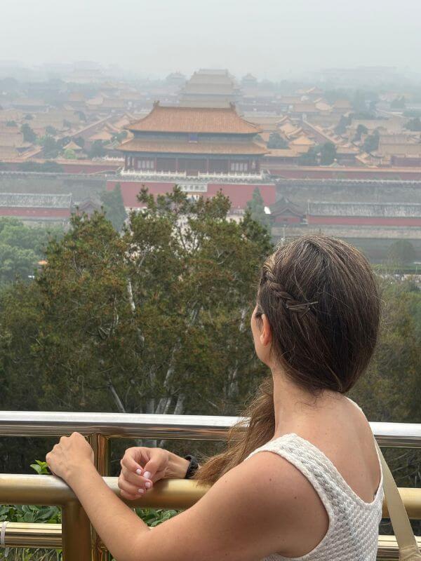 Vistas de la Ciudad Prohibida desde Jingshan Park